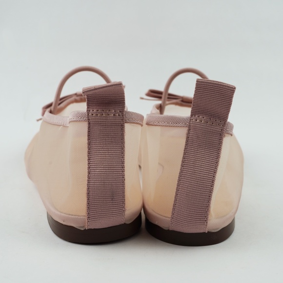 New J.CREW Size 7 Quinn Mary Jane Ballet Flats in Mesh in Warm Blush $138 CA796 - Picture 5 of 6